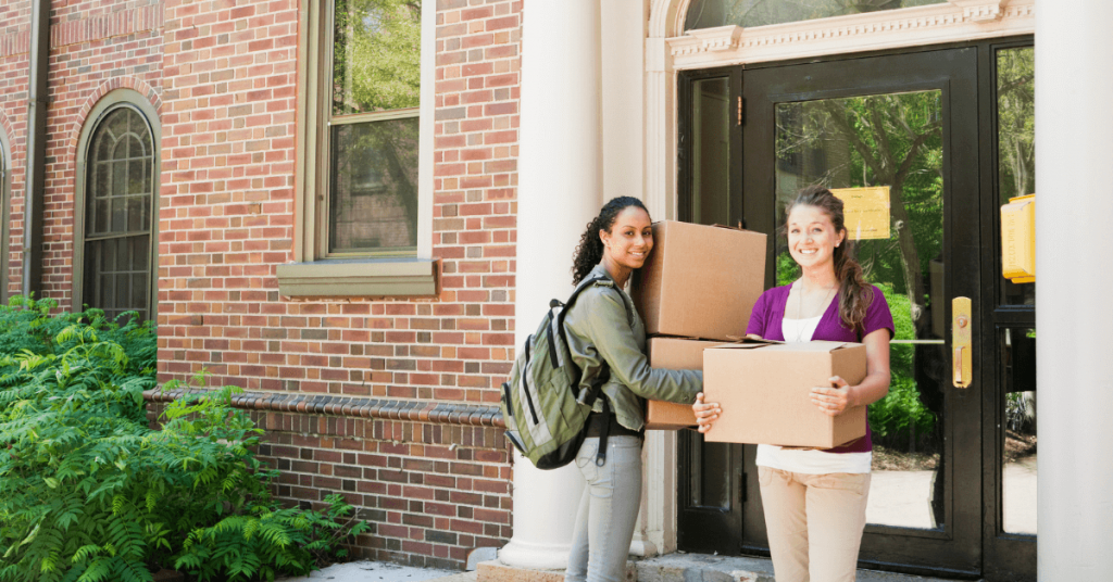 New Apartment Tenants Move into an Apartment Complex