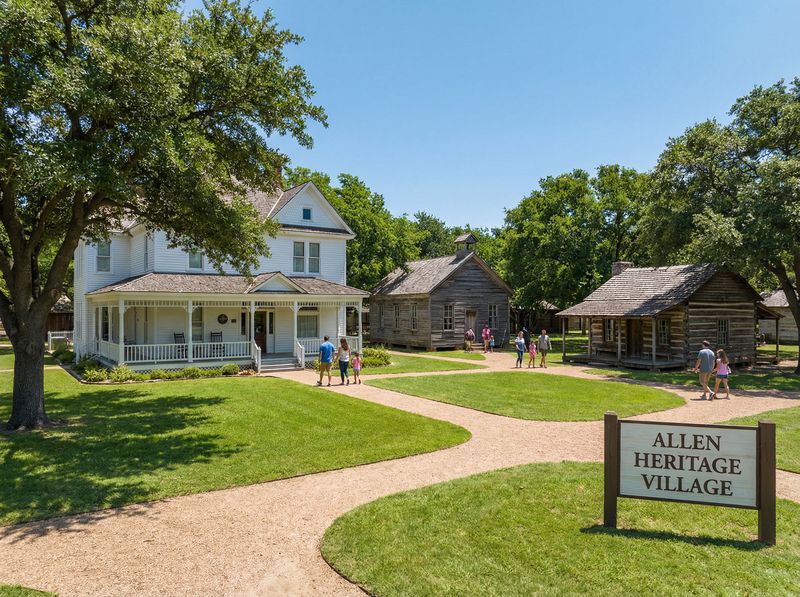 Allen Heritage Village with historic buildings