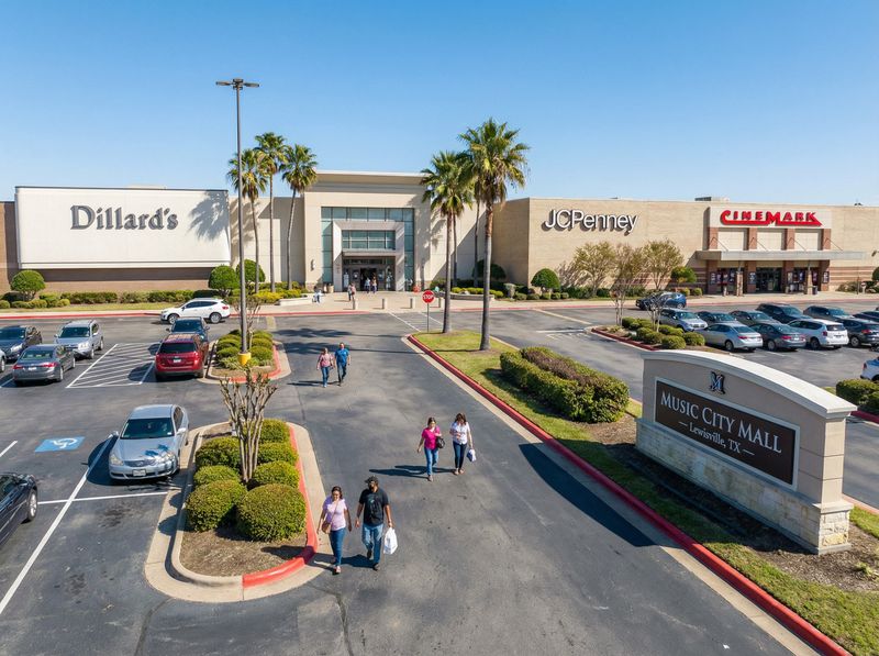 Entrance to Music City Mall in Texas