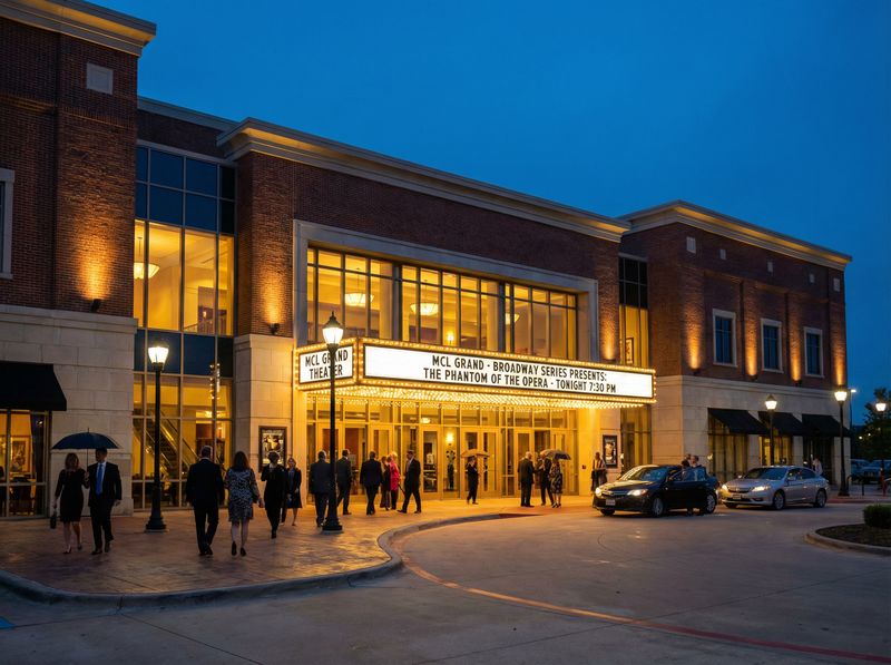 MCL Grand Theater entrance at night