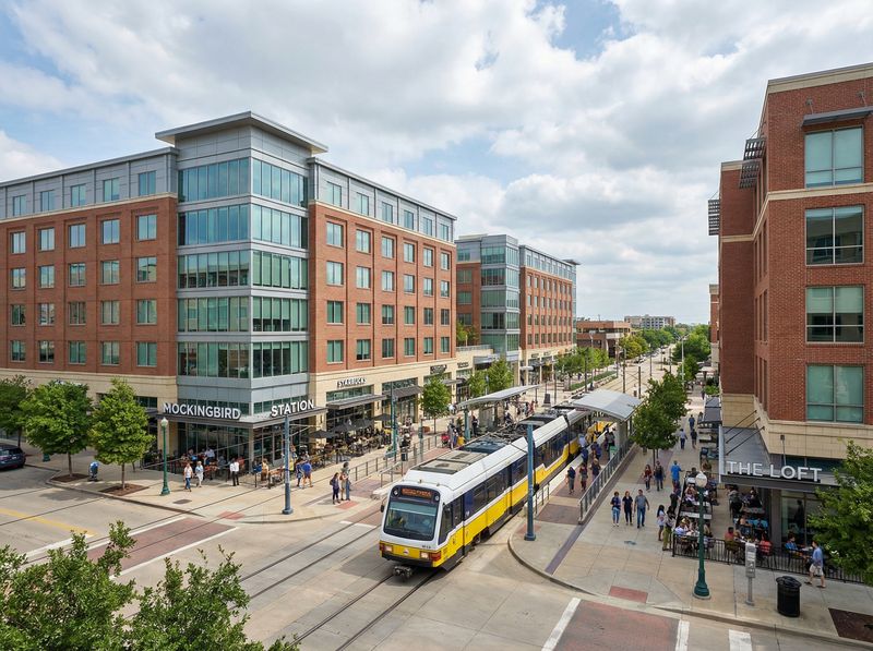 Urban view with tram and modern buildings