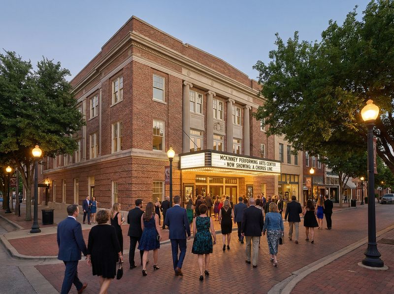 People entering McKinney Performing Arts Center