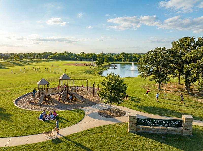 Scenic view of Harry Myers Park playground