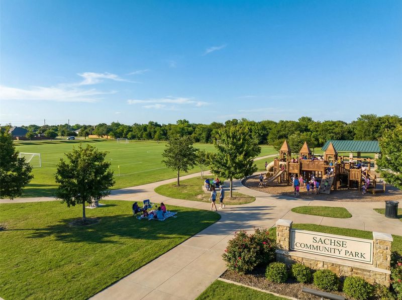 People enjoying a sunny day at a park.
