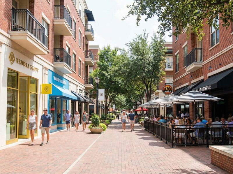 People walking on a lively shopping street