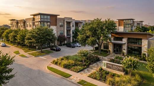 Modern apartment community in North Dallas suburbs like Plano and Frisco