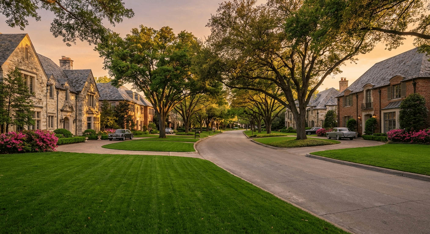 Scenic view of lower-greenville-highland-park Texas