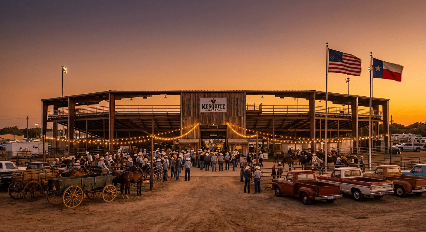 Scenic view of mesquite Texas