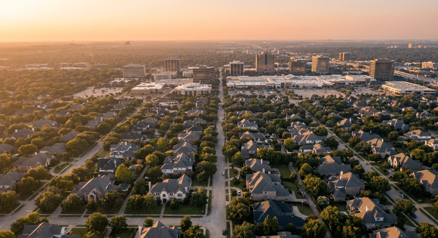 Scenic view of north-dallas Texas