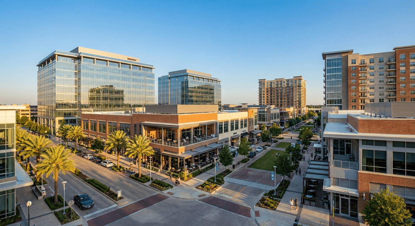 View of plano Texas residential area