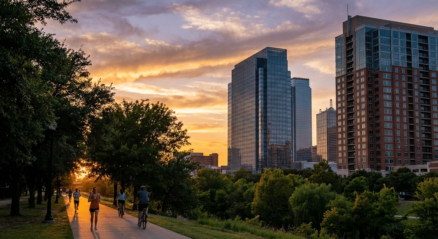 Scenic view of uptown-dallas Texas