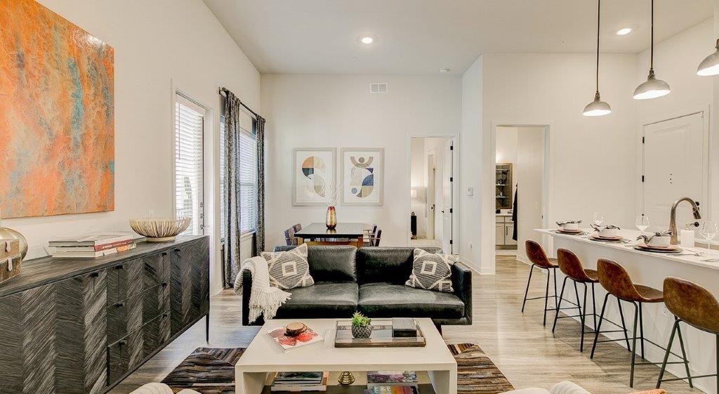 Modern apartment interior for North Dallas renters