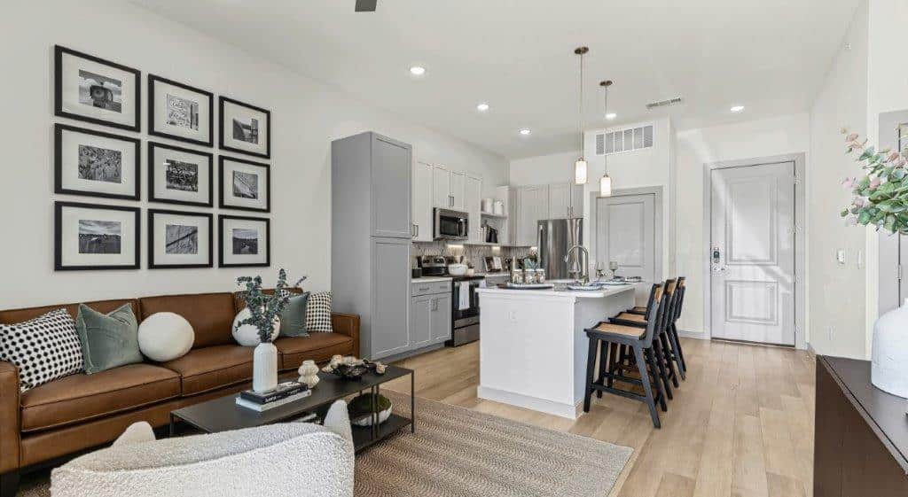 Modern apartment interior for Burleson renters