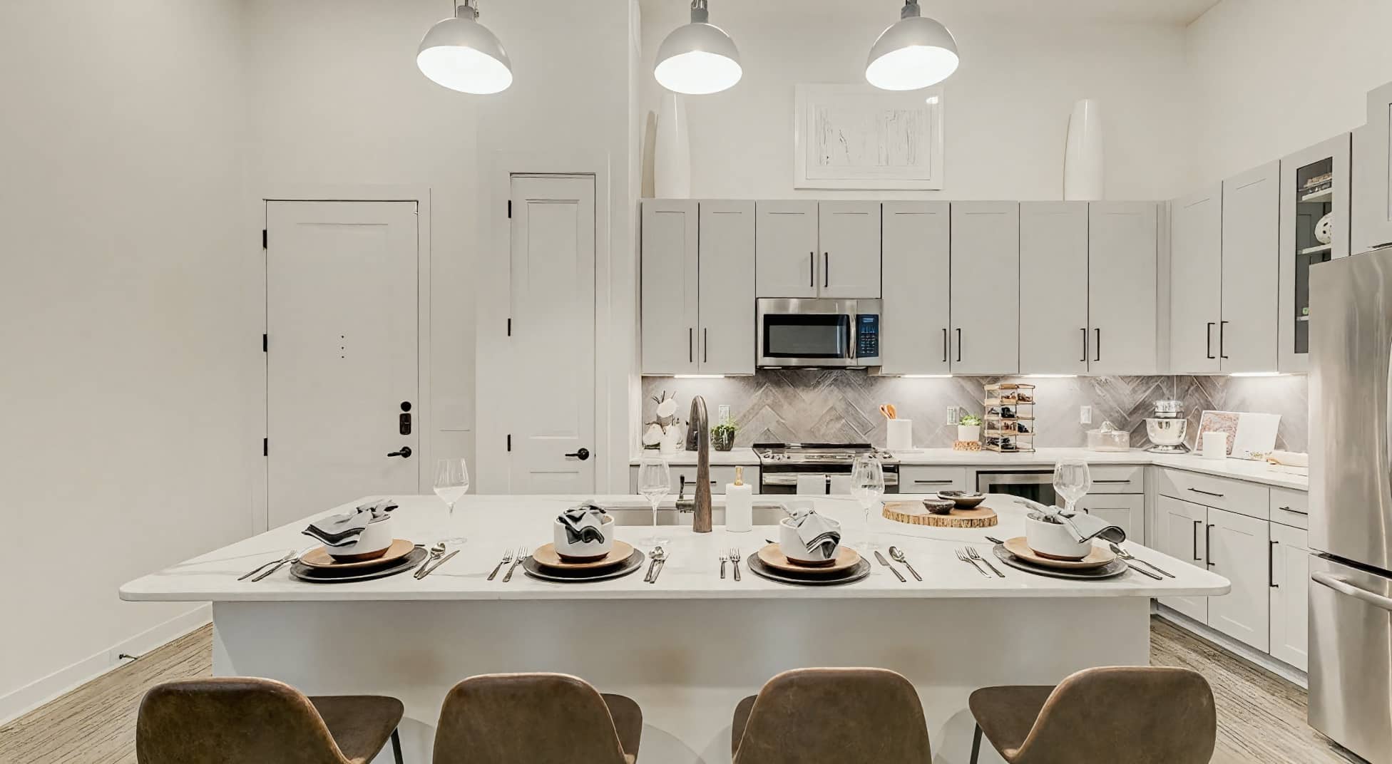 Modern apartment interior for The Colony renters