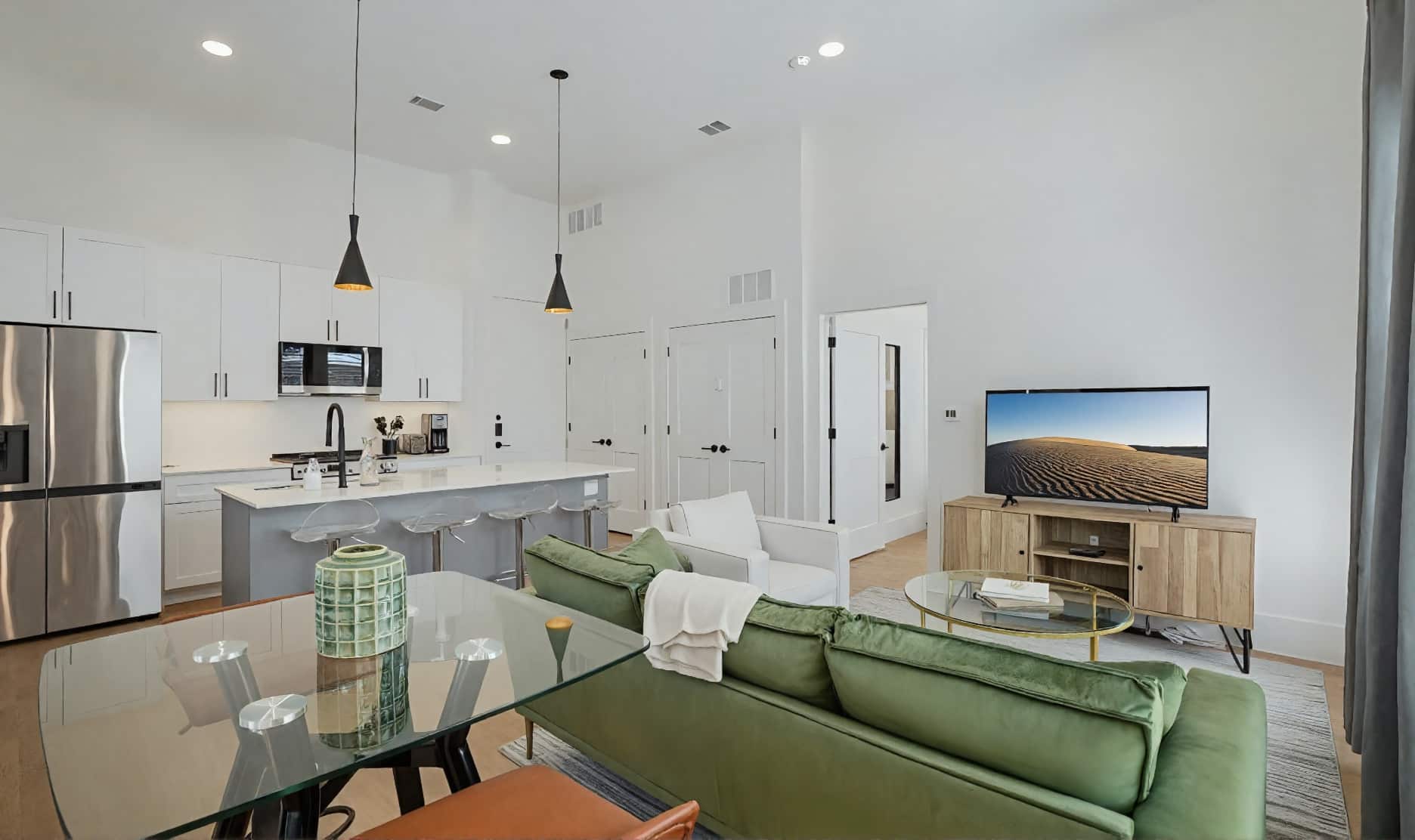 Modern apartment interior for Valley Ranch renters