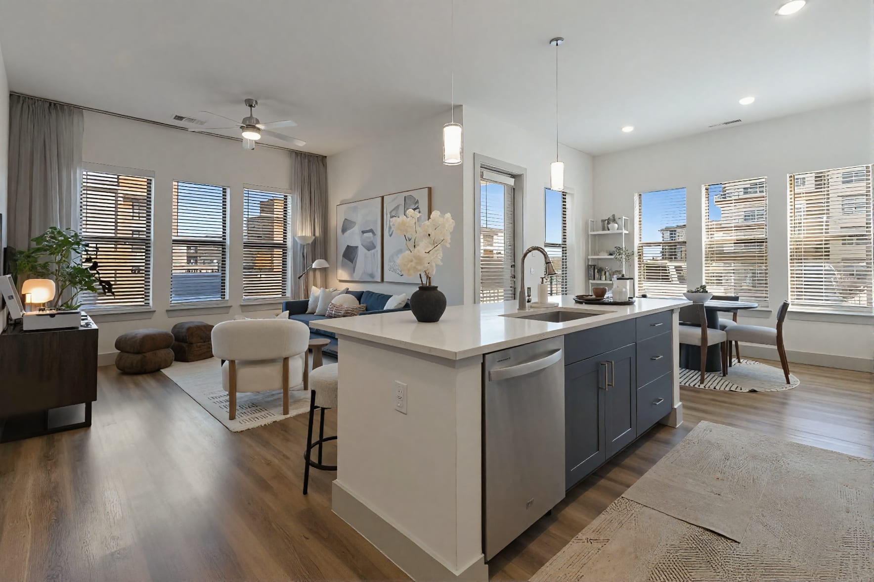 Modern apartment interior for Keller renters