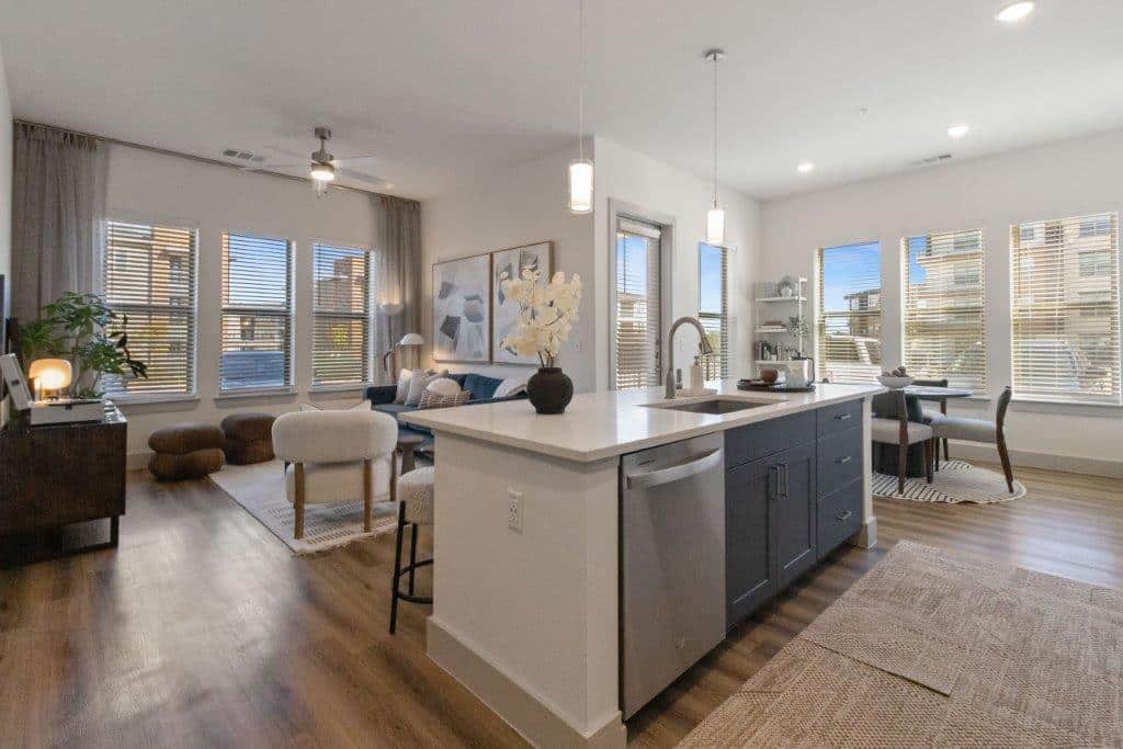 Modern apartment interior for Las Colinas renters